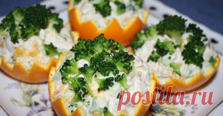 Итальянский новогодний салат с брокколи и апельсином Это просто белиссимо!