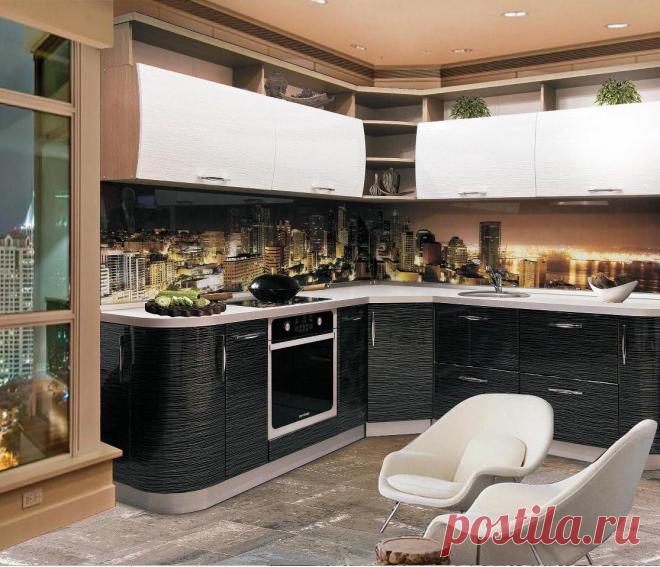 фартук для бело-черной кухни - 7 824 картинки. Поиск Mail.Ru