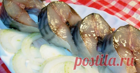 Скумбрия малосольная кусочками