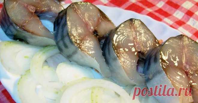 Скумбрия малосольная кусочками