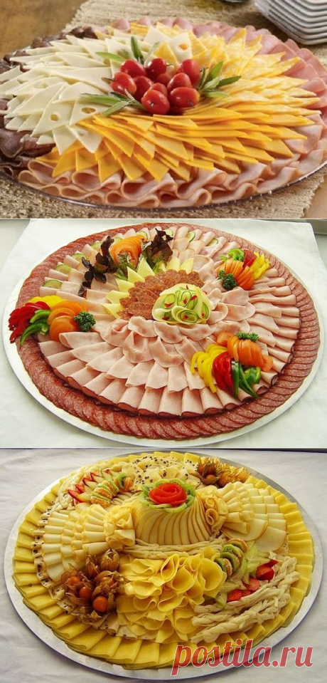 Красивые нарезки на праздничный стол