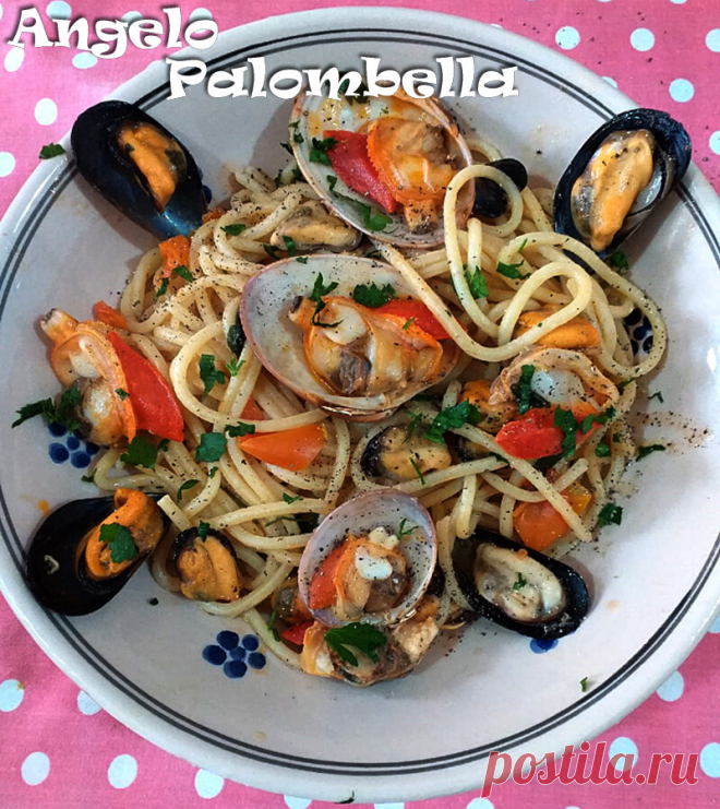 Spaghetti con le cozze. Спагетти с мидиями. Италия. Buon appetito! | ИТАЛЬЯНСКИЕ РЕЦЕПТЫ | Яндекс Дзен