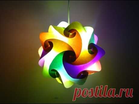 Paper Crafts (Home Decoration Ideas):Beautiful Multicoloured Lantern : Christmas Decor