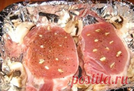 Острая свинина с сыром и грибами в духовке рецепт с фото.