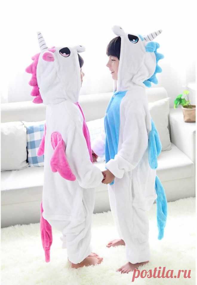 Скачать выкройку Свободная детская пижама кигуруми ( р 74(80) - 158(164)) в PDF бесплатно