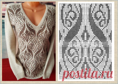 Подборка- 40 схем самых шикарных жаккардовых узоров - модели плюс схемы - в копилку вязальщиц | МНЕ ИНТЕРЕСНО | Яндекс Дзен