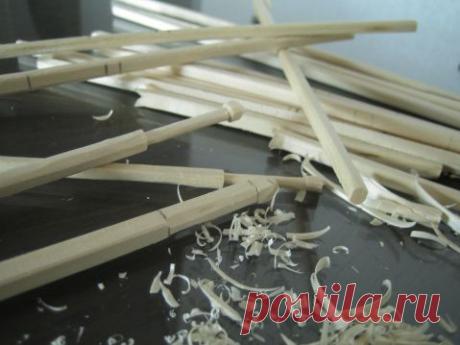 make your own bobbins I. | Bobbin Lace Making