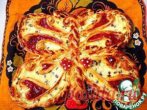 Ватрушка "Бабочка" - кулинарный рецепт