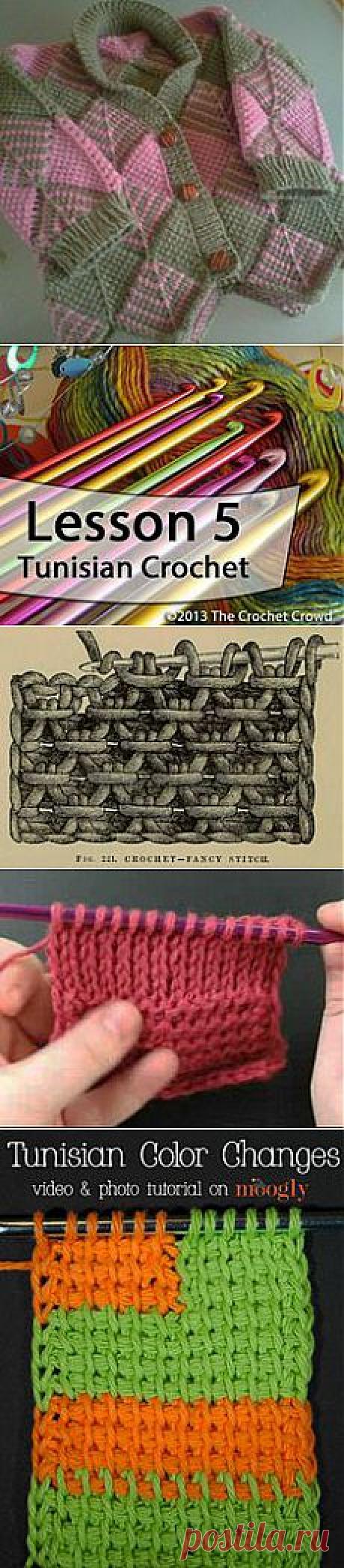 Tunisian crochet в Pinterest | Пинов: 56