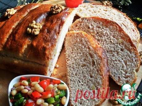 Хлеб с гречневой мукой и орехами - кулинарный рецепт
