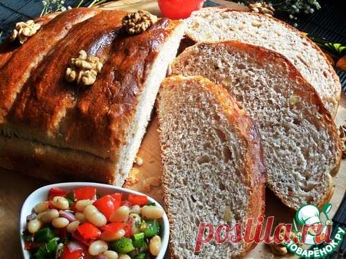 Хлеб с гречневой мукой и орехами - кулинарный рецепт