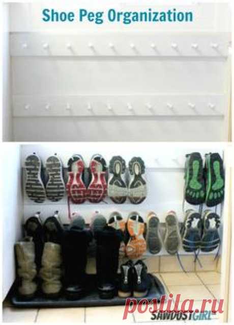 Entry Shoe Organization and Storage