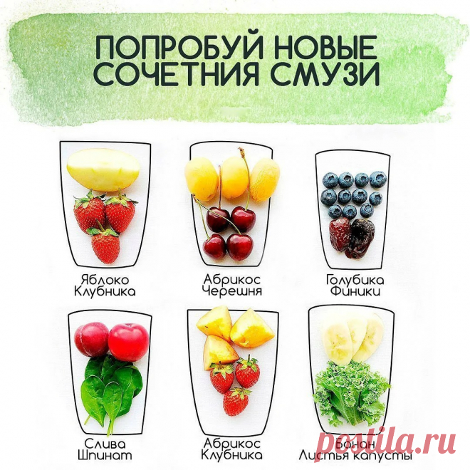 Попробуйте новые сочетания смузи