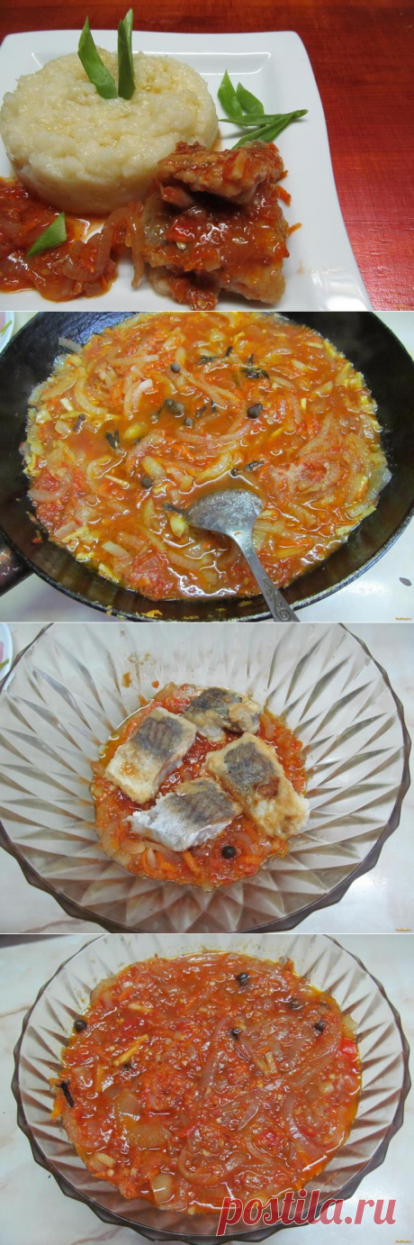Маринованный хек рецепт с фото