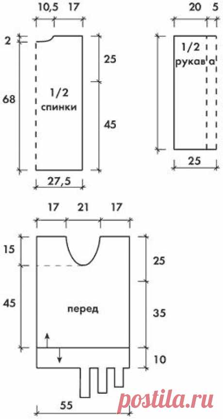 Вязаный крючком пуловер ''Барселона'' :: Пуловеры :: Женская одежда :: Вязание крючком/Women's crocheted pullovers :: RukoDelie.by