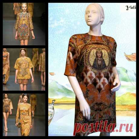 платье из ткани Dolce Gabbana (хлопок с шелком) 3 варианта расцветки