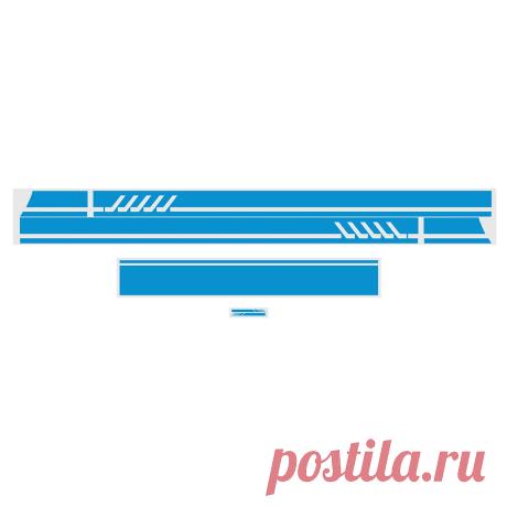 5pcs car side body racing long stripe vinyl hood roof decals sticker decor diy Sale - Banggood.com