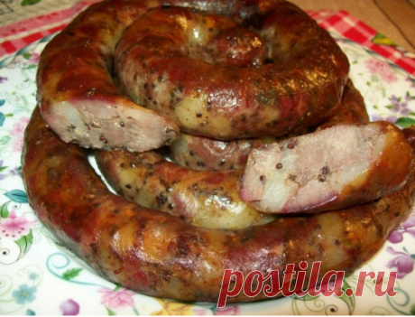 Домашняя колбаса.