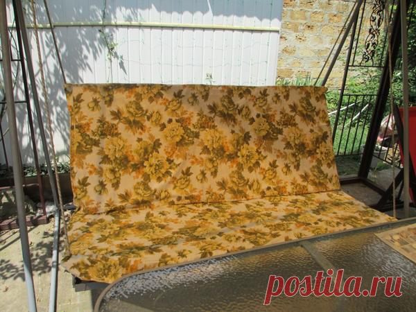 Мастерим качели для сада