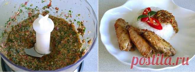 Ароматные куриные крылья в пикантном соусе ПИРИ-ПИРИ