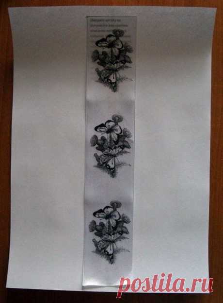 Печать на атласных лентах