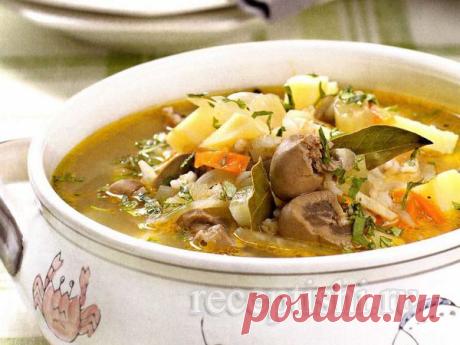 Рассольник с перловкой и почками классический | Кулинарные рецепты с фото на Рецептыши.ру