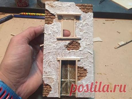 tutorial come costruire una casa  presepe