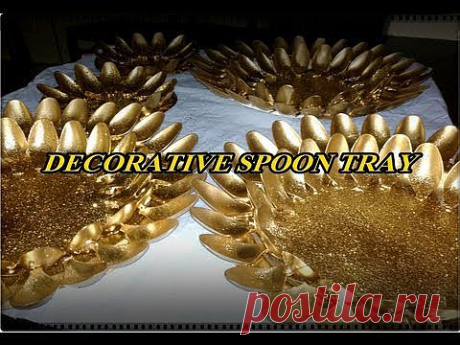 ▶ DECORATIVE SPOON TRAY (D.I.Y) - YouTube