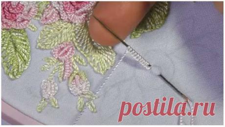 Мастер класс по бразильской вышивке. Вышиваем розу.