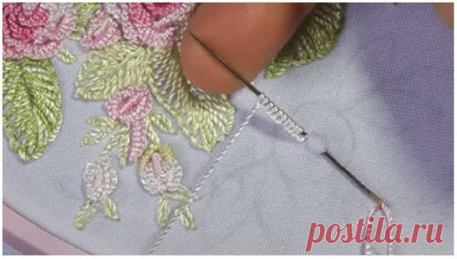 Мастер класс по бразильской вышивке. Вышиваем розу.