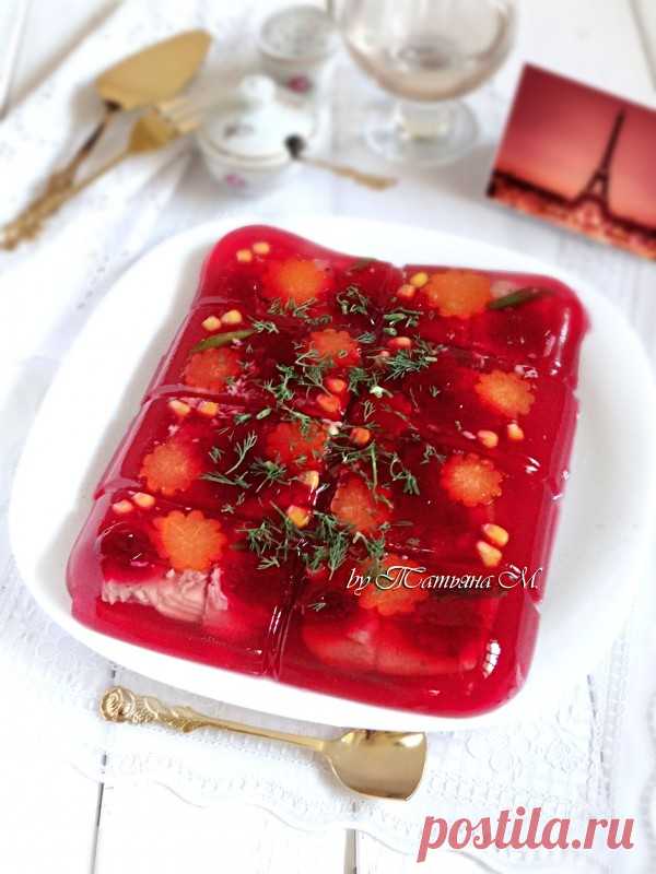 Aspic au poisson (аспик о пуассон) – заливная рыба (щука)