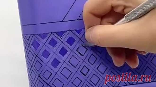 Корзинка из канистрочки