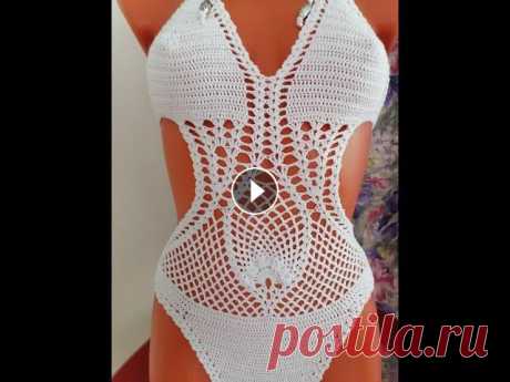 ВЯЖЕМ КУПАЛЬНИК КРЮЧКОМ.ЧАСТЬ 1.ТРУСИКИ.knit swimsuit. @Вика Казакова @Мастерская Лилии Улановой...