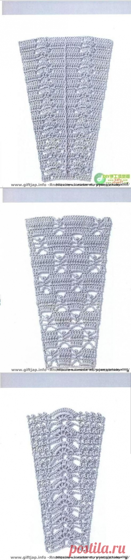 40 вариантов схем для юбочек.