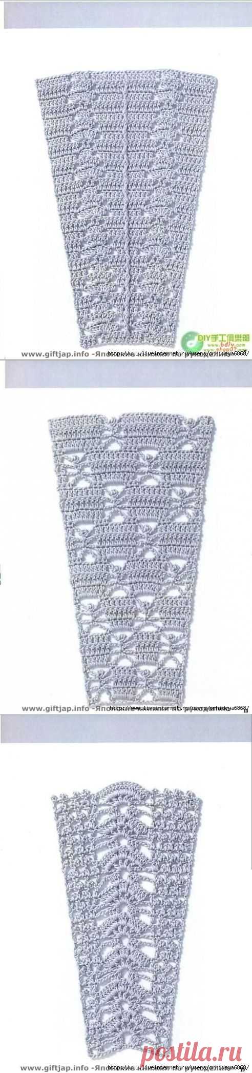 40 вариантов схем для юбочек.