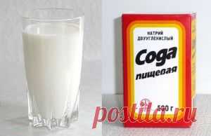 Молоко с содой от кашля: эффективные рецепты