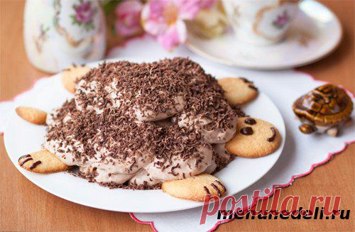 Торт Черепаха со сметанным кремом / Меню недели