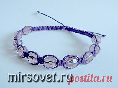 Как сделать браслет Шамбала своими руками | Самоделкино