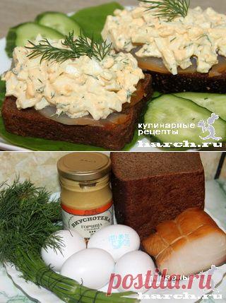 Бутерброды с копченой рыбой | Фоторецепт с подробным описанием от Харч.ру