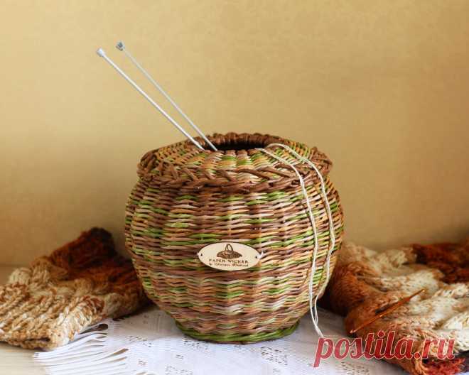 PAPER WICKER - Плетеные корзины из бумажной лозы