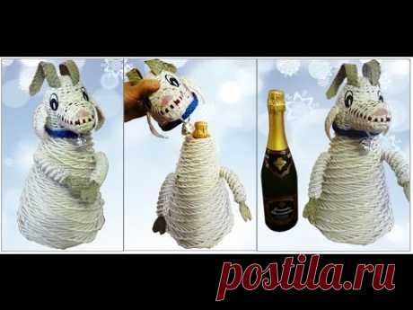 Плетёная коза из бумаги / Wicker goat paper