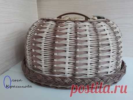 Овальная хлебница. ч. 1 Купол. Oval bread bin. h. 1 Dome.
