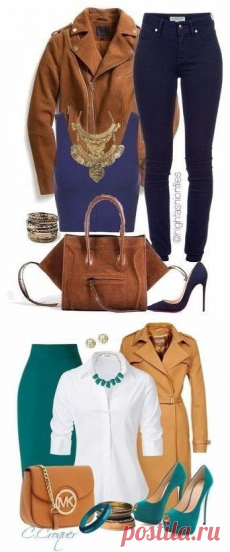 Семь универсальных сетов для демисезона зима-весна и осень-зима.