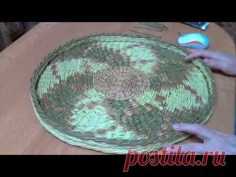 мк большой тарелки с орнаментам