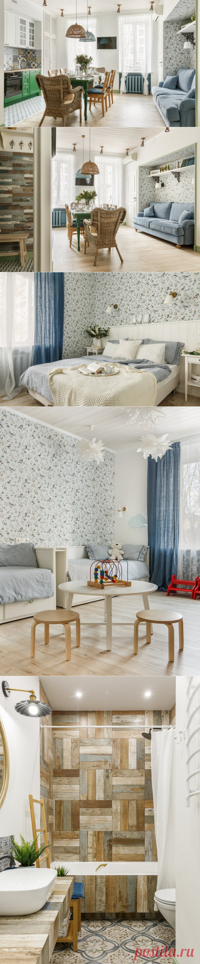 Квартира с дачной атмосферой в самом центре Москвы — INMYROOM