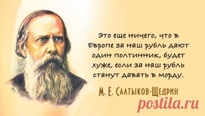20 метких цитат Салтыкова-Щедрина: не в бровь, а в глаз – Фитнес для мозга