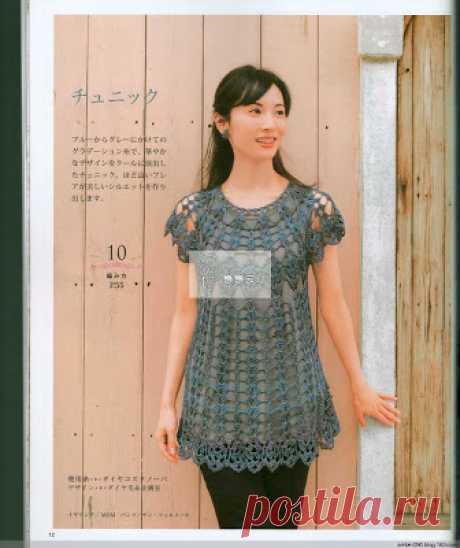 Ivelise Hand Made: в блузку крючком циркуляра