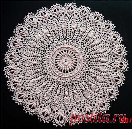 Красивые салфетки крючком в вашу коллекцию - Crochet - Modnoe Vyazanie
