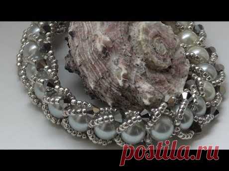 Мастер класс браслет из бисера/DIY TUTORIAL beading braselet - YouTube
