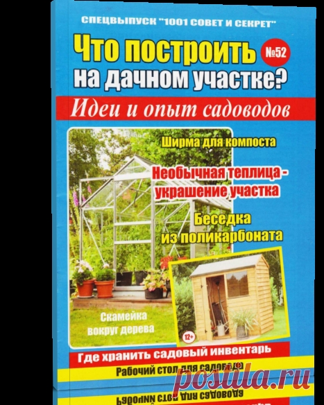 Читать журнал 1001 совет и секрет. Спецвыпуск №52 (2019). Что построить на дачном участке.
